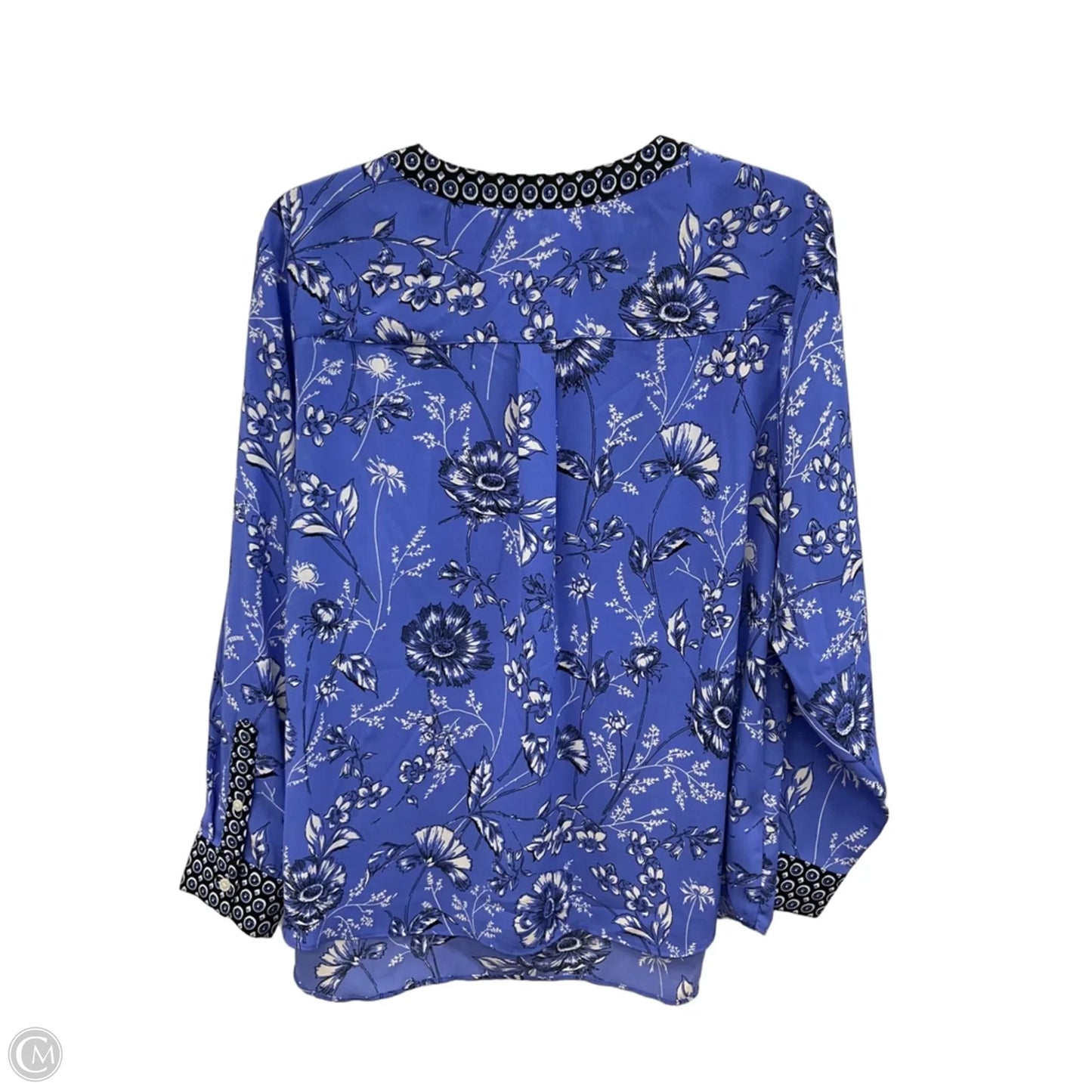 Top Long Sleeve By Talbots In Purple, Size: 2x