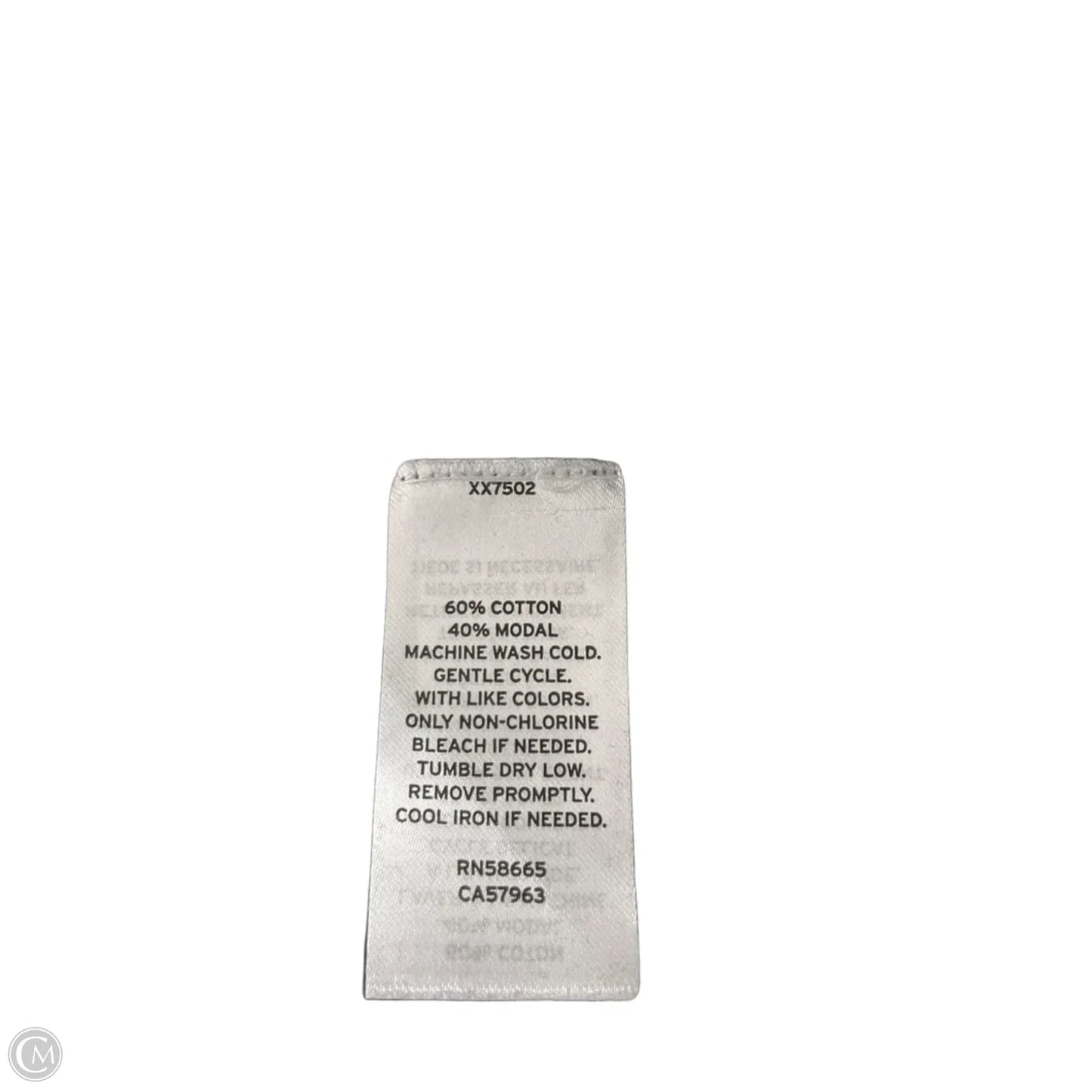 Top Short Sleeve By Caslon In Striped Pattern, Size: M