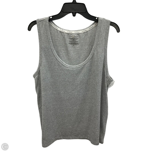 Top Sleeveless Basic By Cmf In Grey, Size: Xxl
