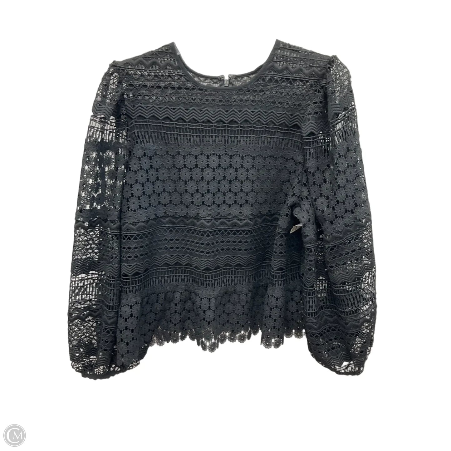 Top Long Sleeve By Express In Black, Size: Xl