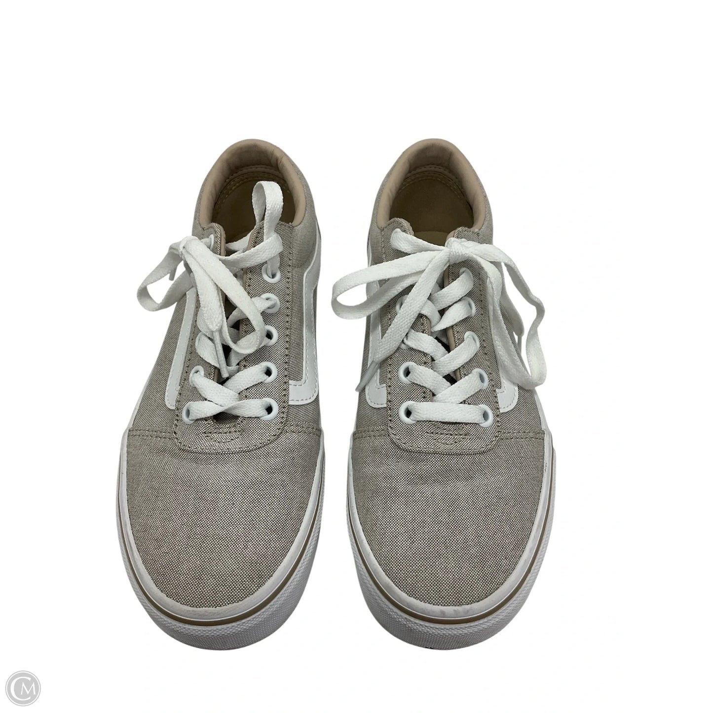Shoes Sneakers By Vans In Beige, Size: 7.5