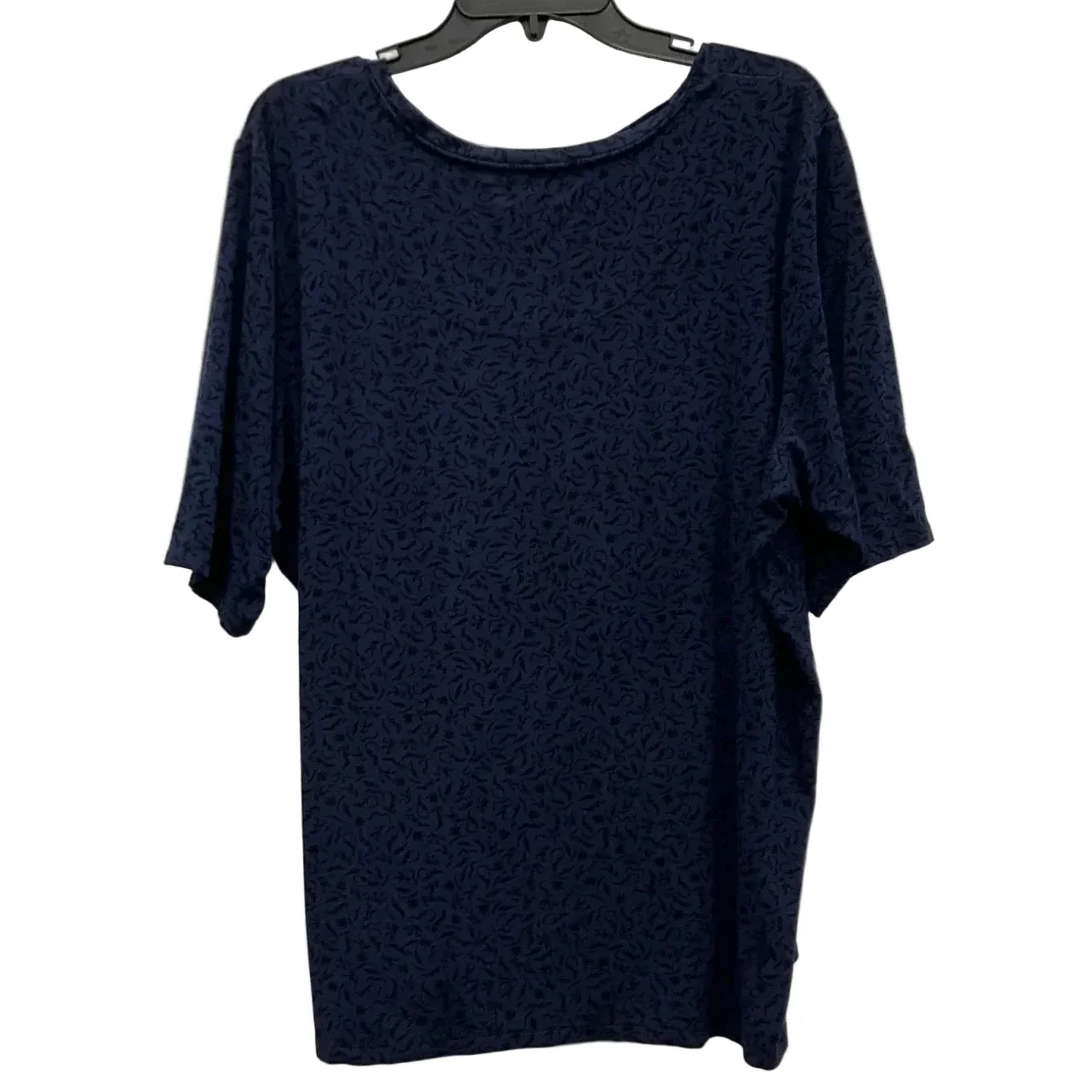 Top Short Sleeve By Chicos In Blue, Size: Xl