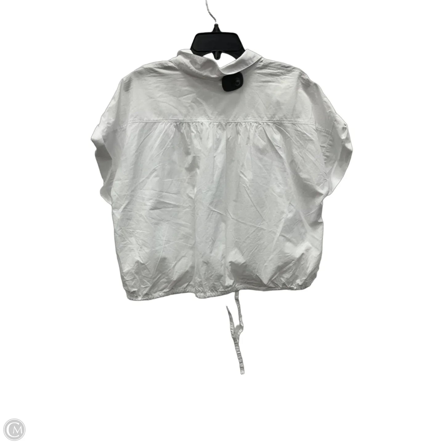 Top Short Sleeve By Madewell In White, Size: L