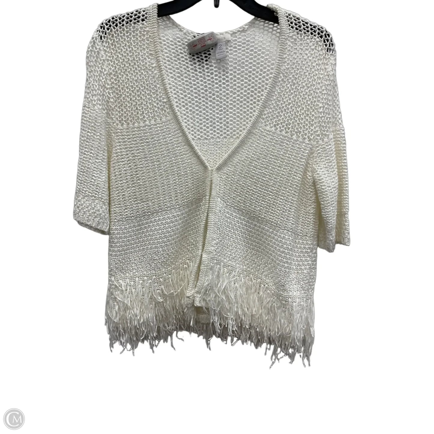Cardigan By Chicos In White, Size: L