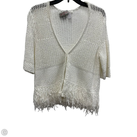 Cardigan By Chicos In White, Size: L