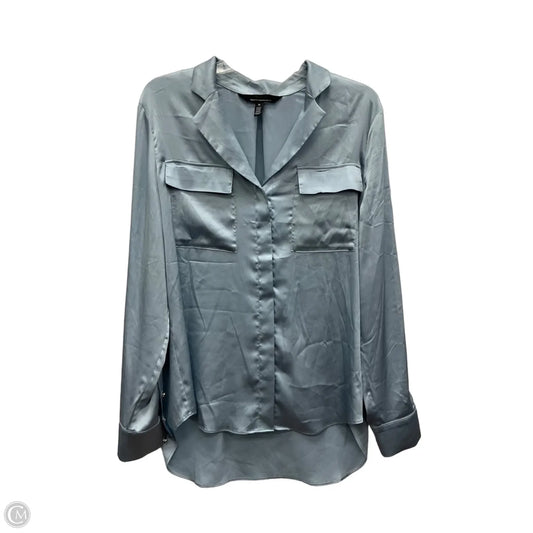 Top Long Sleeve By White House Black Market In Blue, Size: M