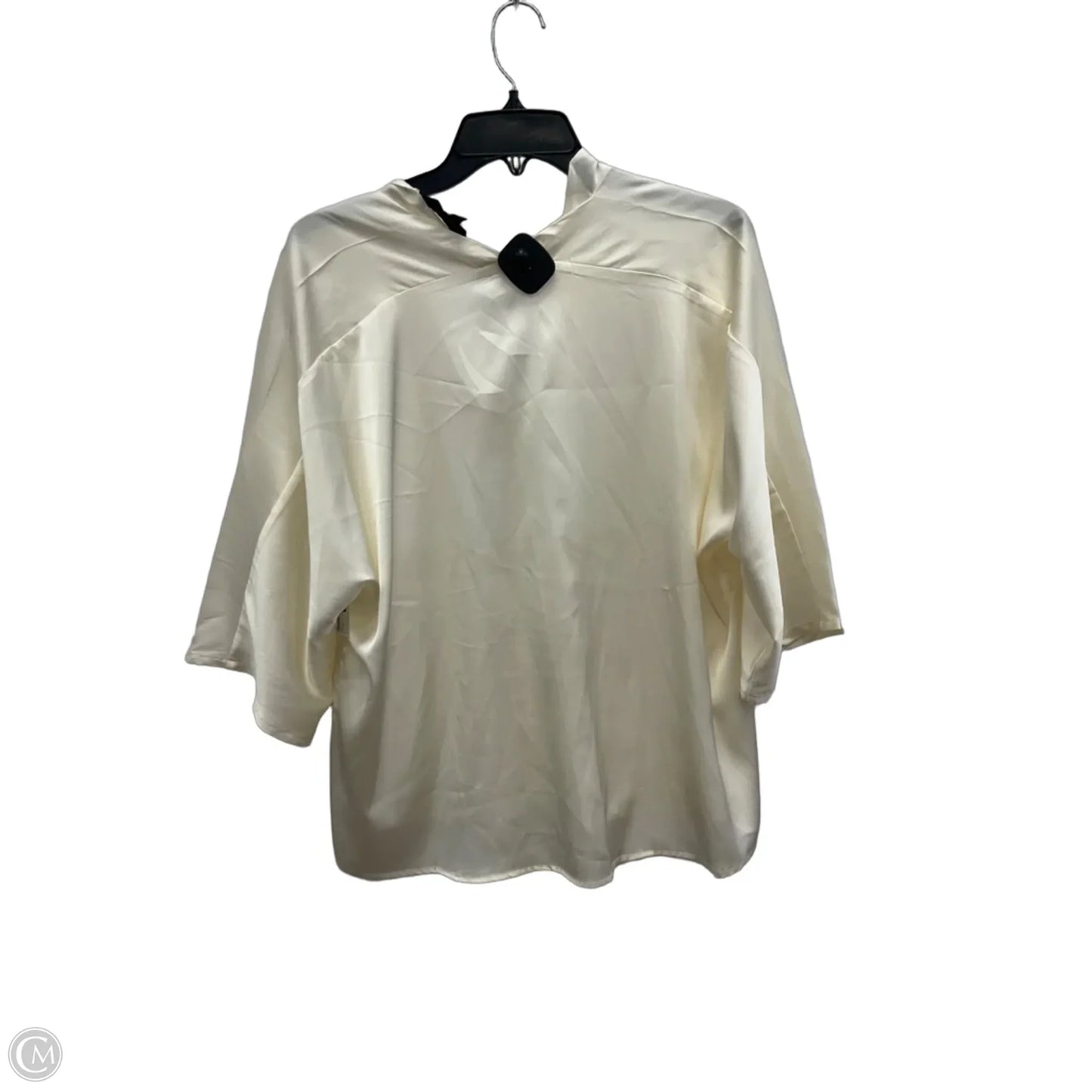 Top 3/4 Sleeve By Banana Republic In White, Size: M