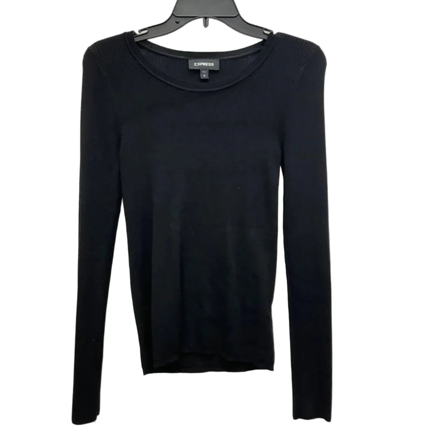 Top Long Sleeve By Express In Black, Size: M