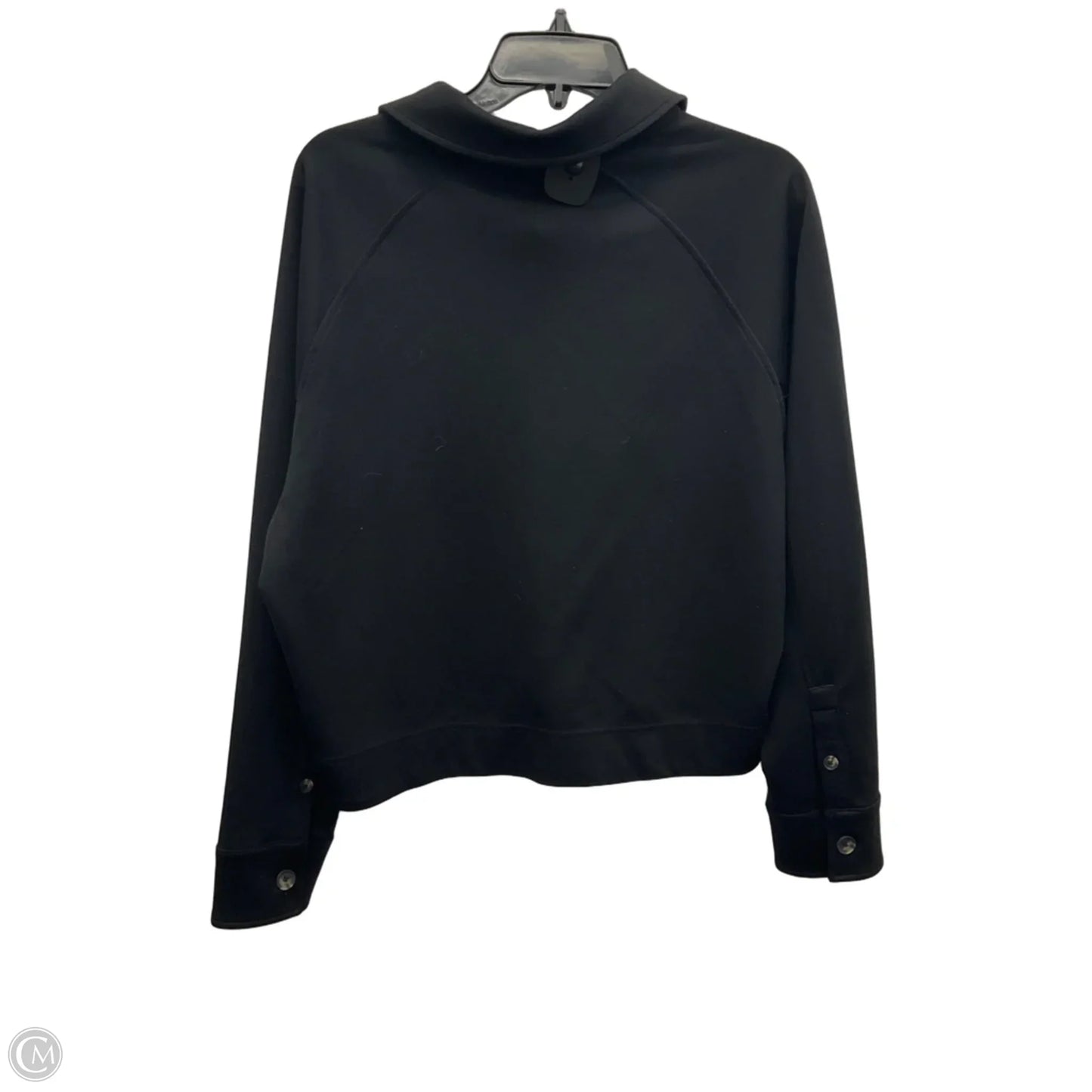 Blouse Long Sleeve By Athleta In Black, Size: M