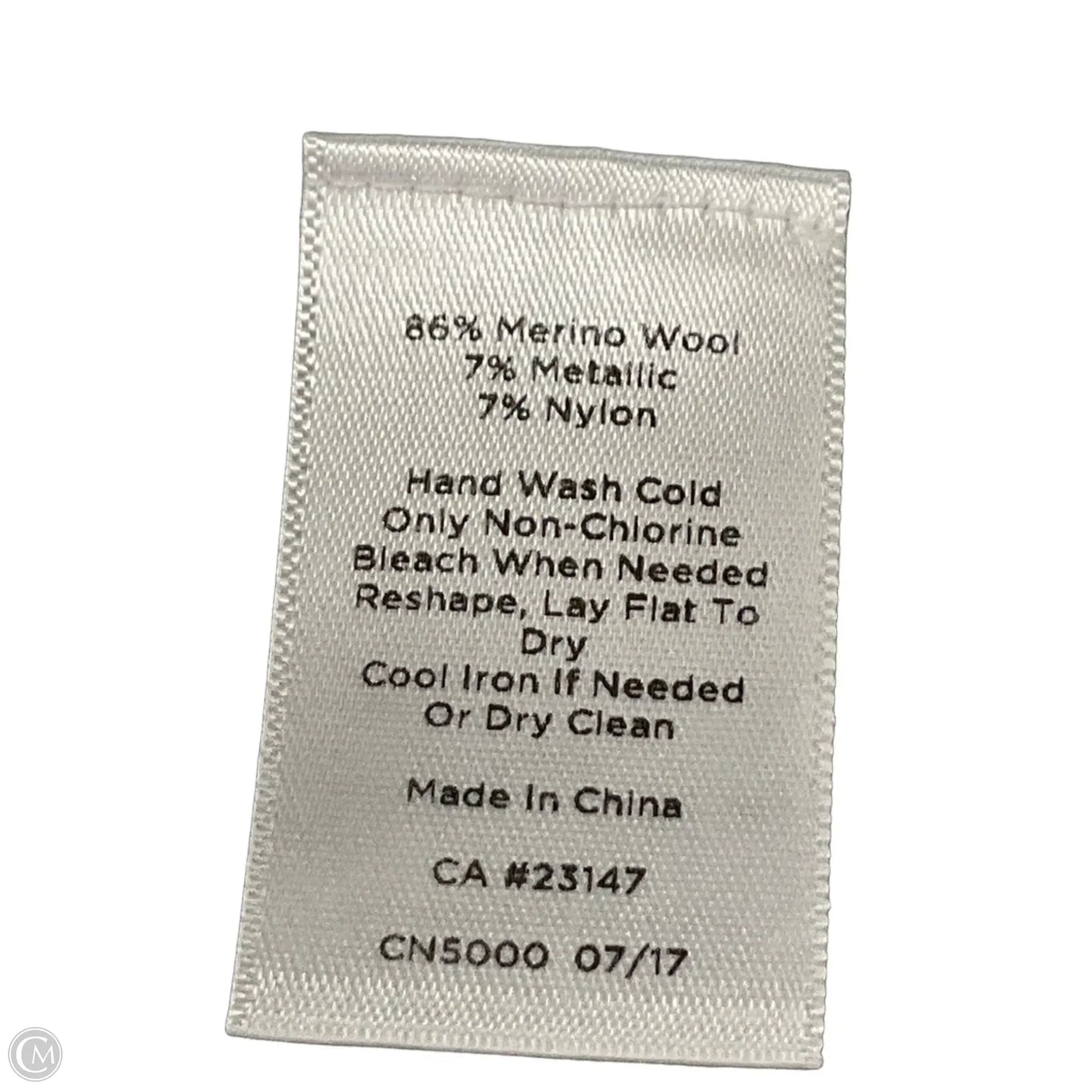 Top Long Sleeve By Talbots In Grey, Size: Xs