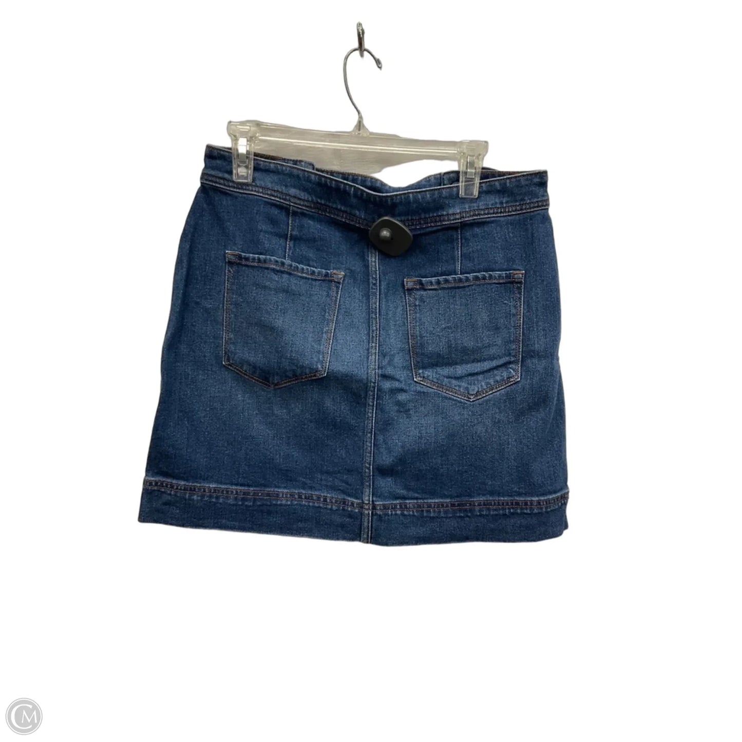 Skirt Mini & Short By Loft In Blue Denim, Size: 10
