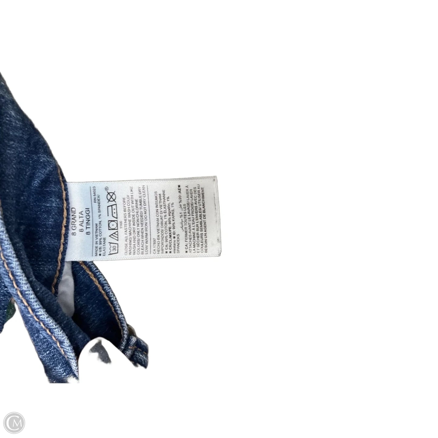 Jeans Boyfriend By Old Navy In Blue Denim, Size: 8