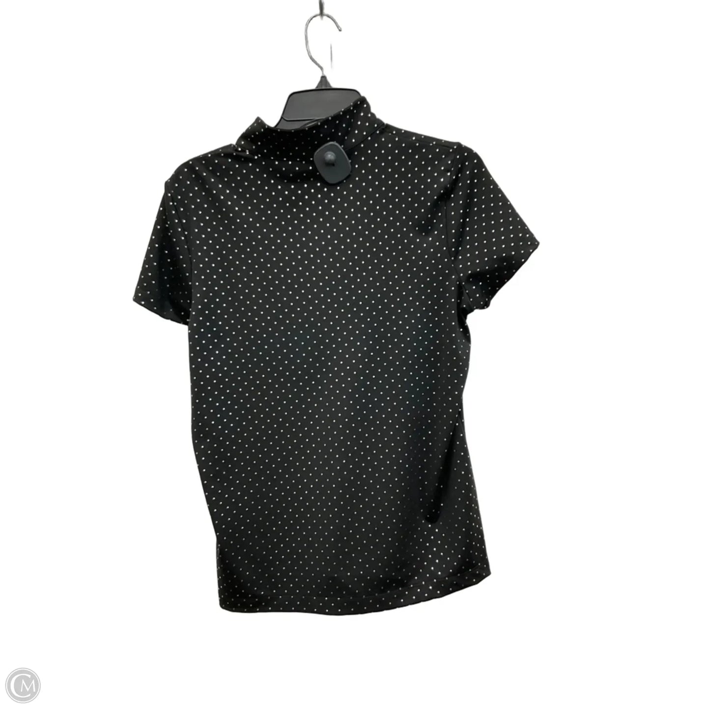 Athletic Top Short Sleeve By Zenergy By Chicos In Polkadot Pattern, Size: M