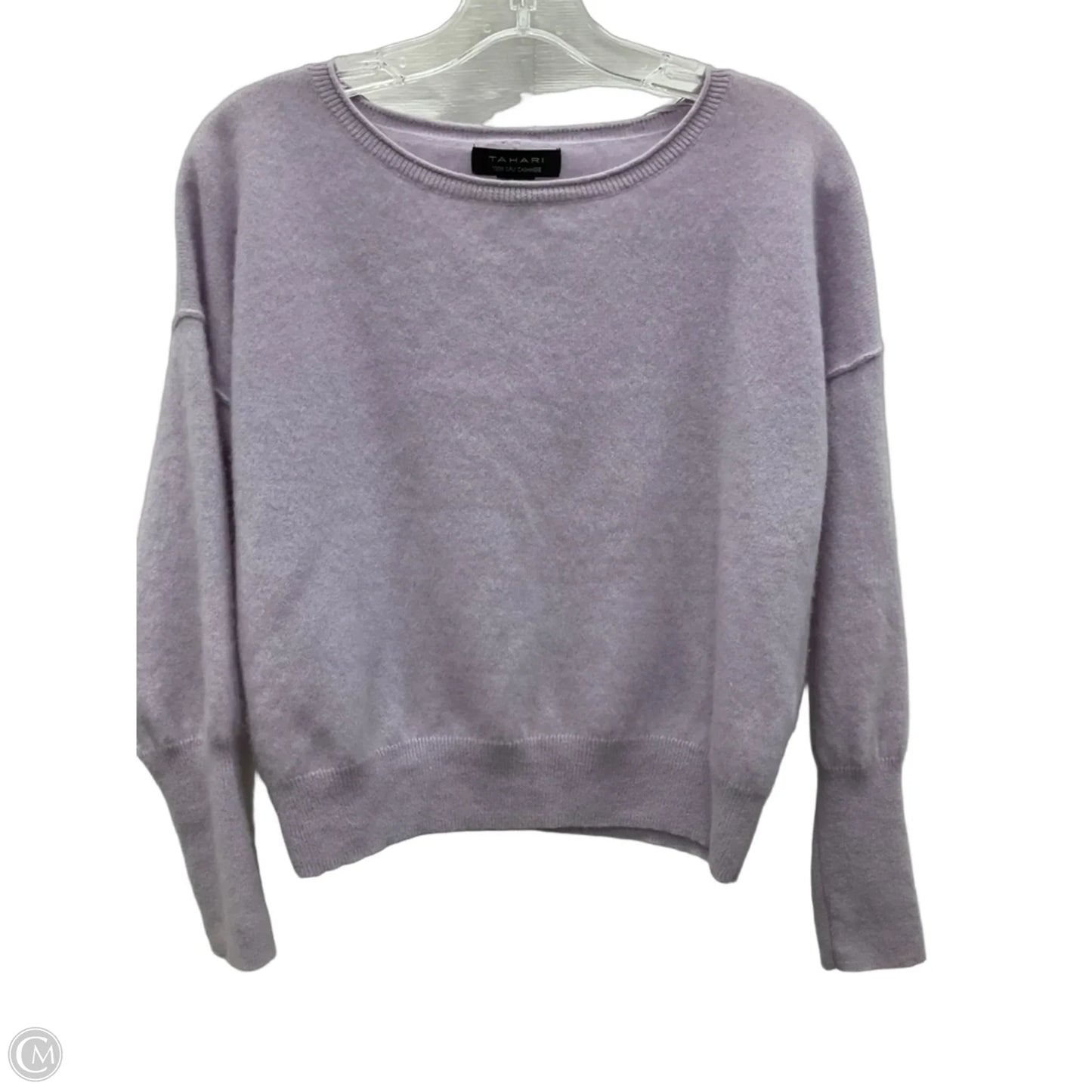 Sweater Cashmere By Tahari In Purple, Size: M