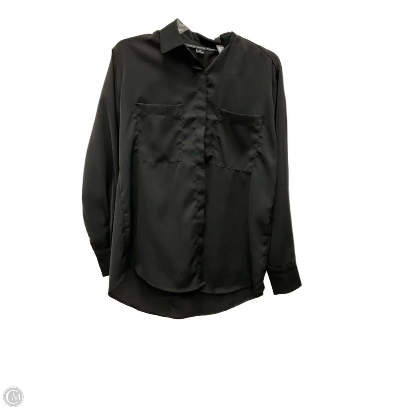 Blouse Long Sleeve By Hyfve In Black, Size: S
