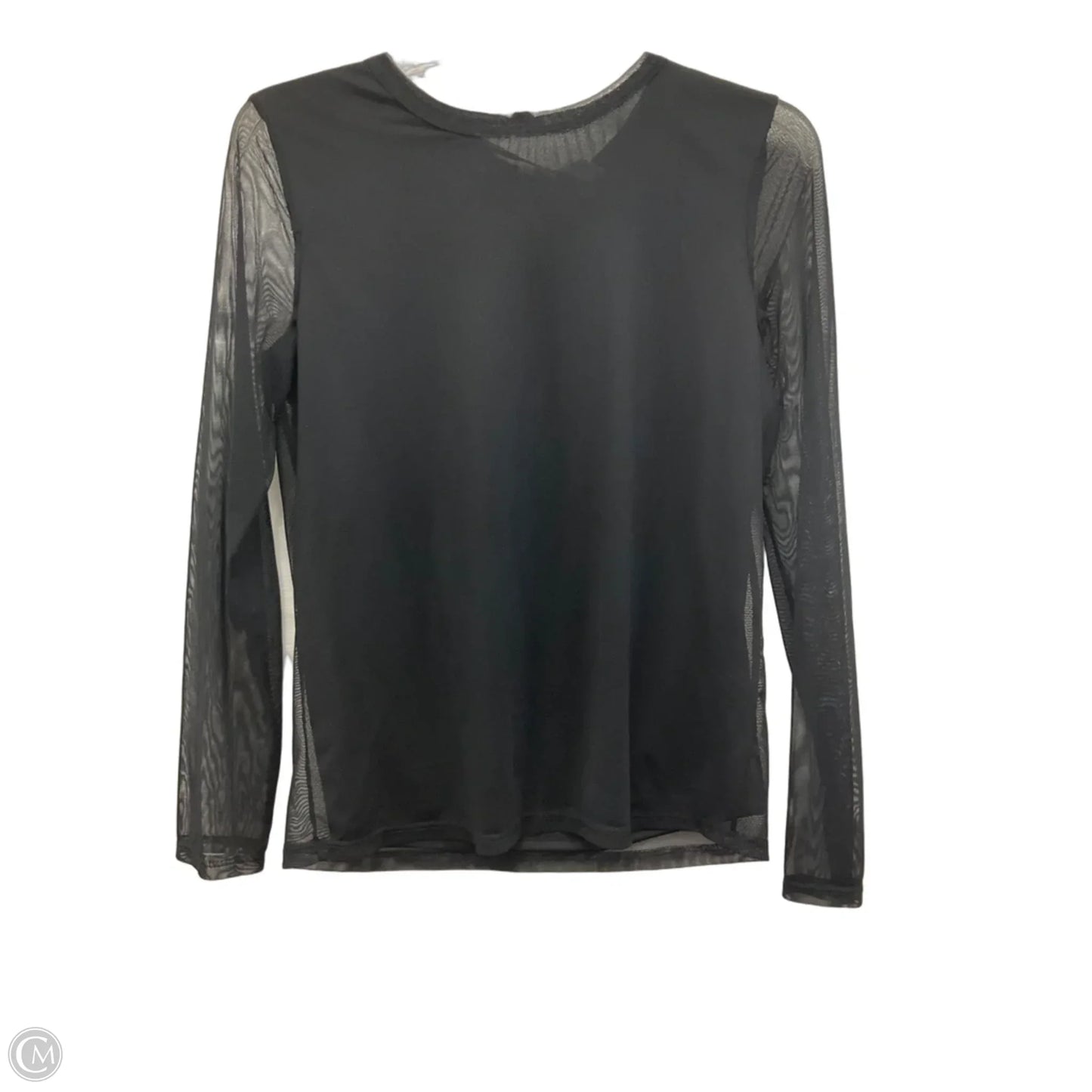 Top Long Sleeve By Ava James In Black, Size: S