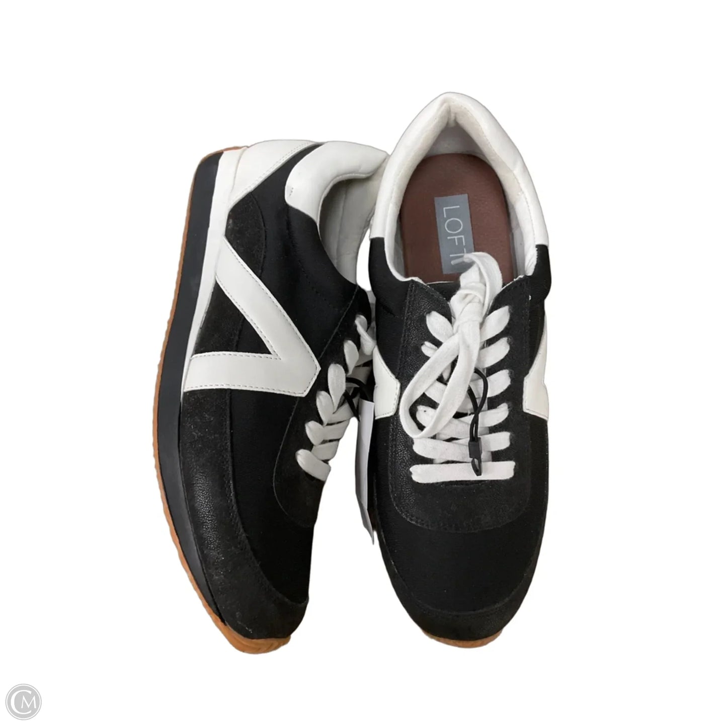 Shoes Sneakers By Loft In Black, Size: 9
