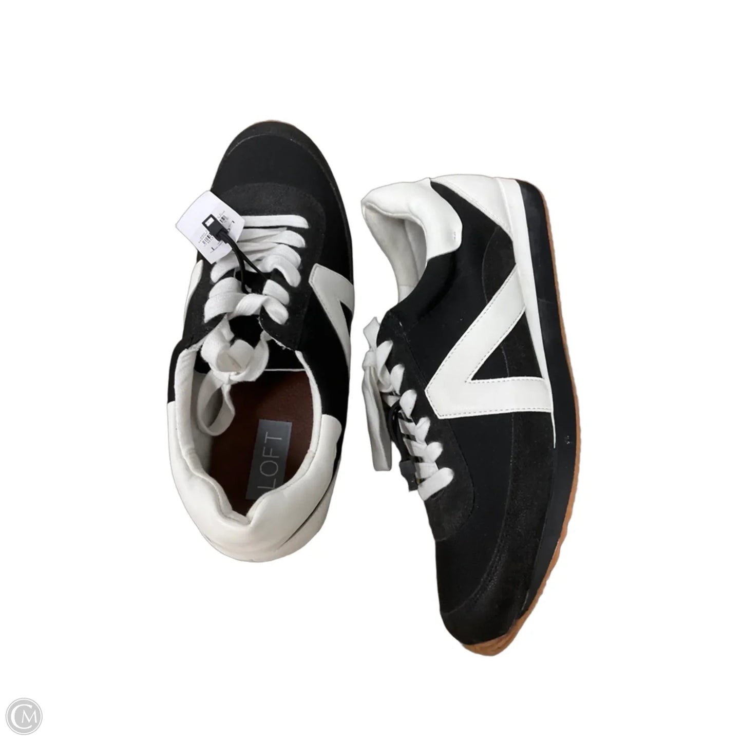 Shoes Sneakers By Loft In Black, Size: 9