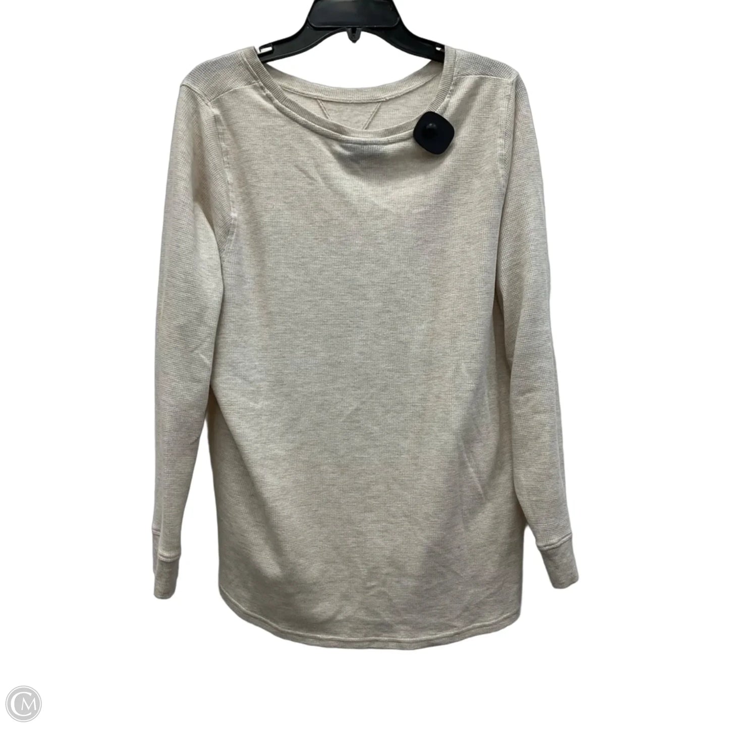 Top Long Sleeve By Lane Bryant In Cream, Size: 1x
