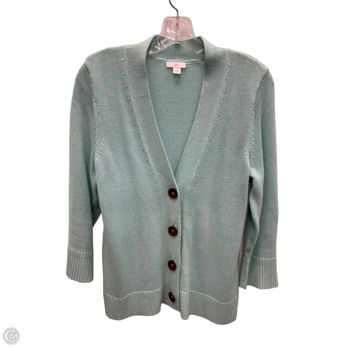 Cardigan By J. Jill In Teal, Size: S