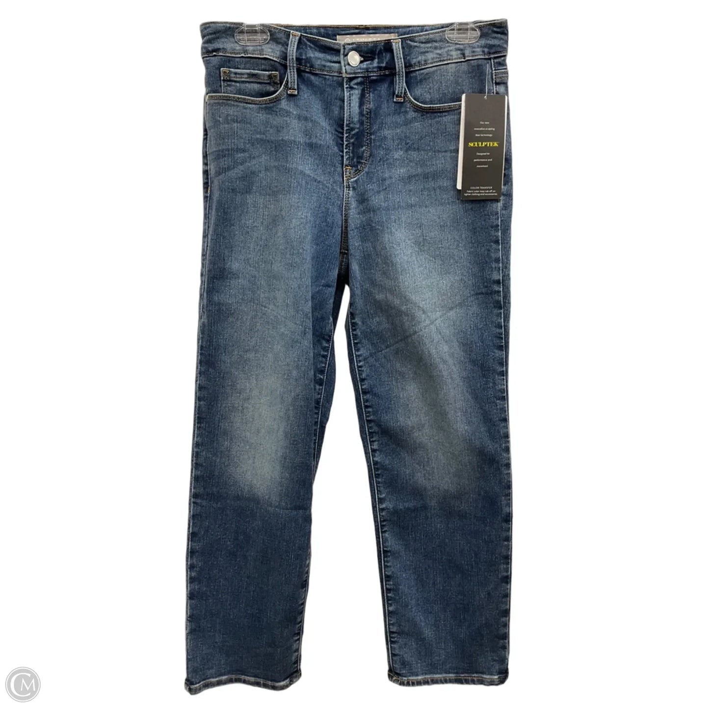 Jeans Straight By Athleta In Blue Denim, Size: 8