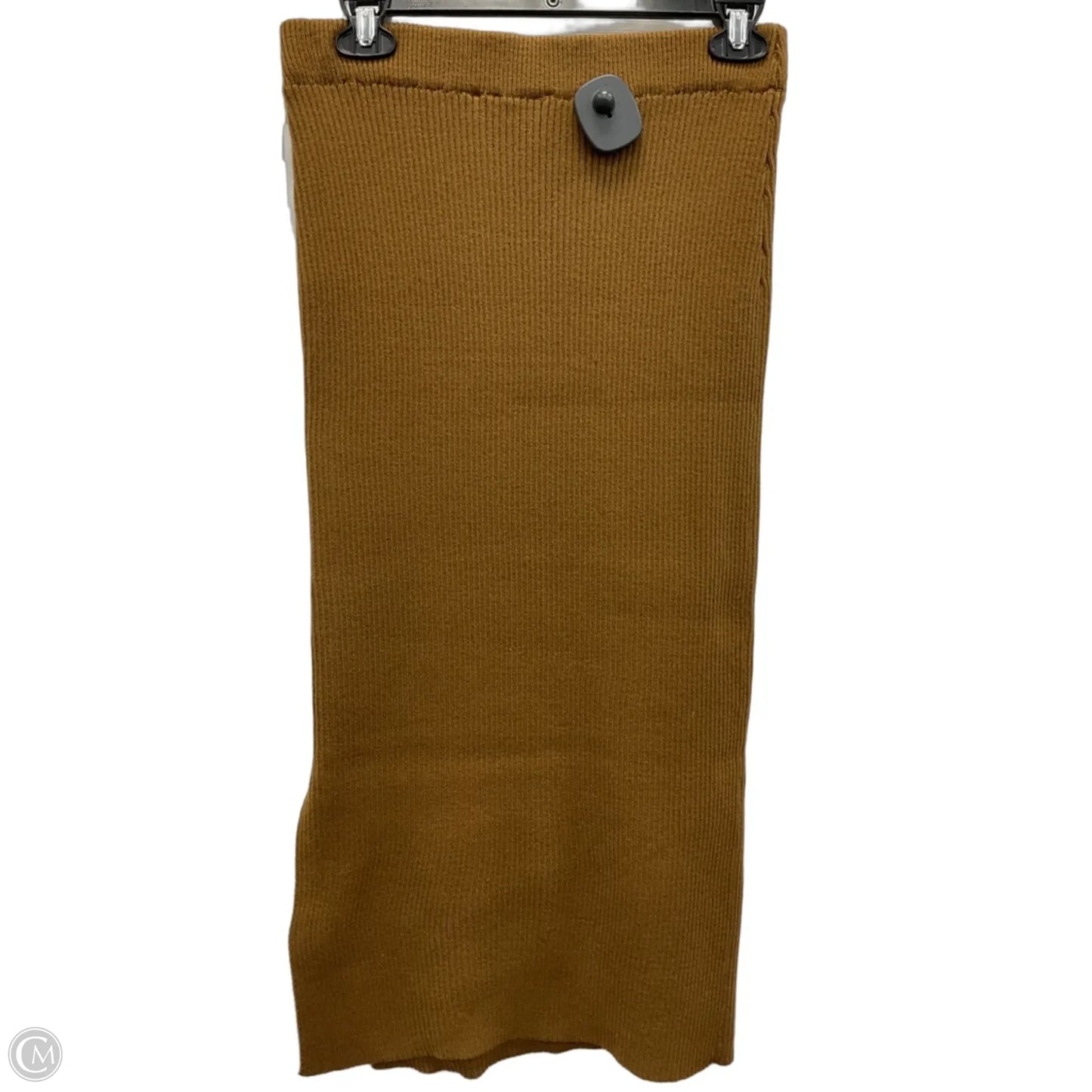 Skirt Midi By Fabrik In Brown, Size: M