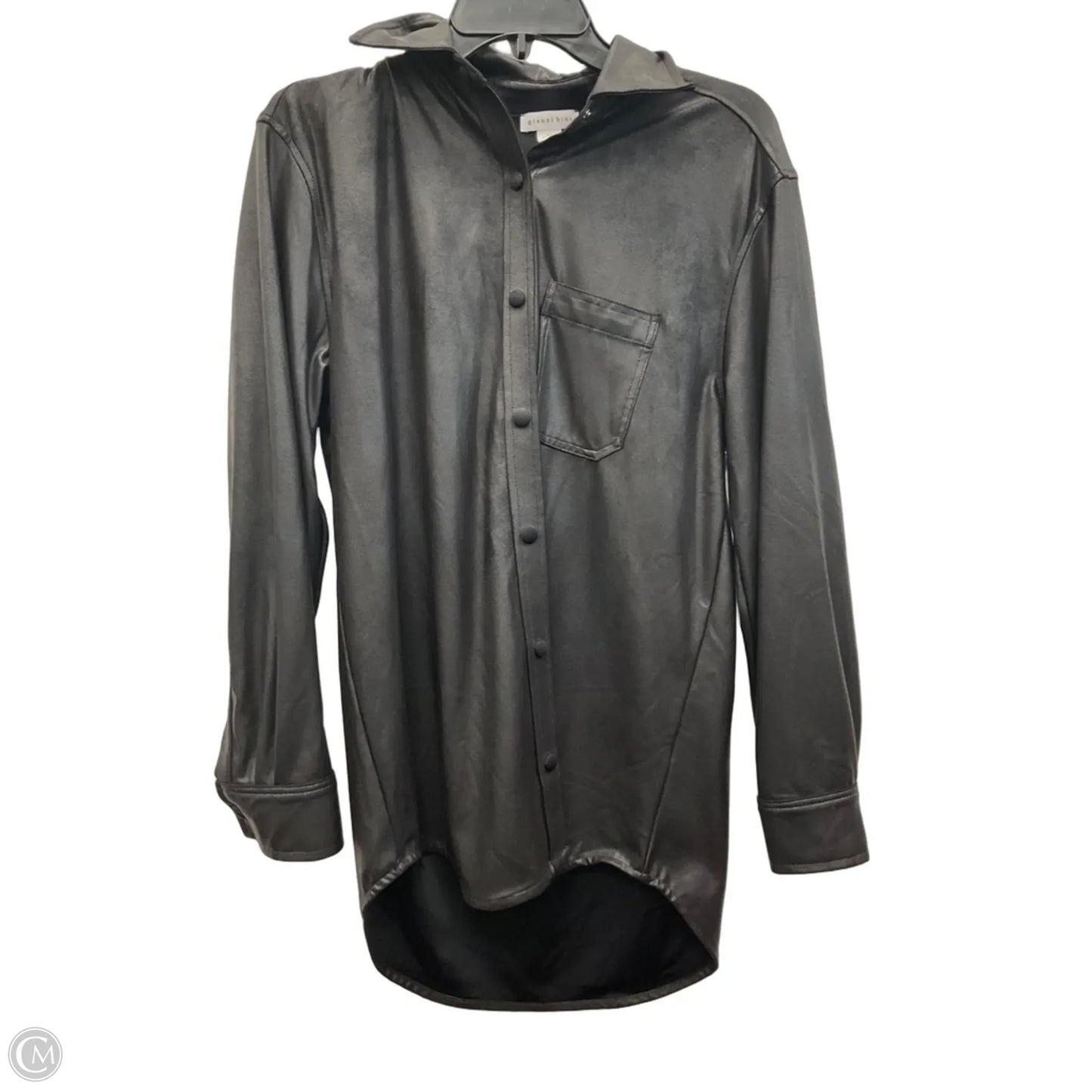 Blouse Long Sleeve By Gianni Bini In Black, Size: Xs