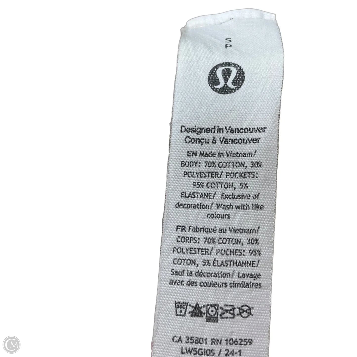 Athletic Pants By Lululemon In Beige, Size: S