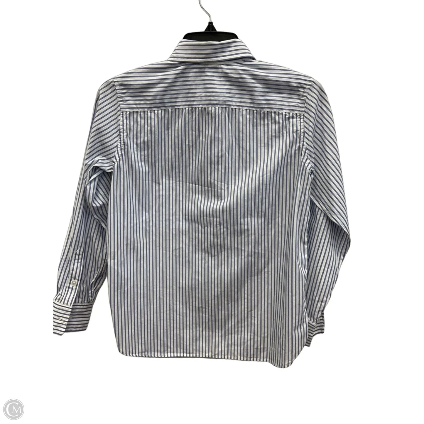Blouse 3/4 Sleeve By J. Crew In Striped Pattern, Size: 0p