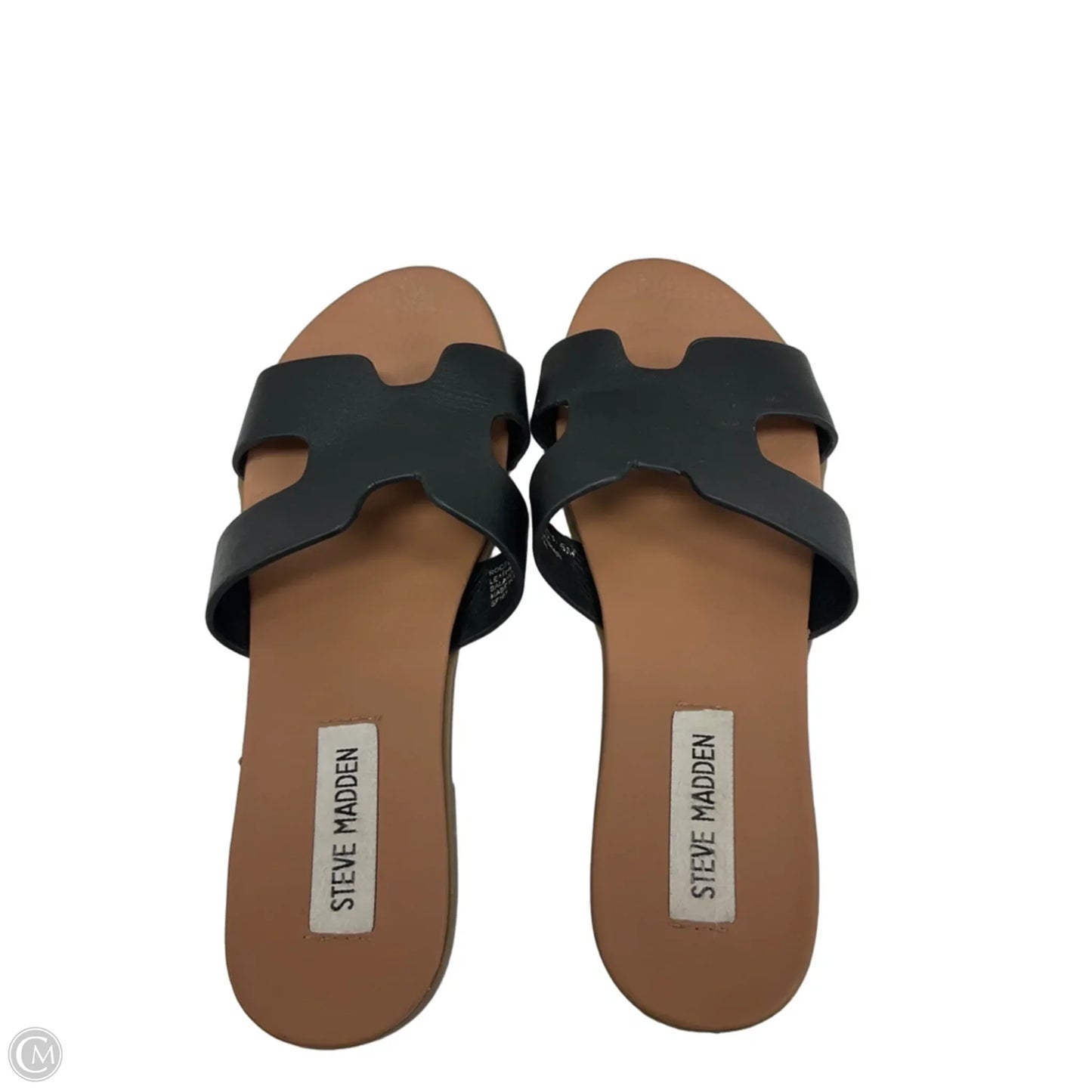 Sandals Flats By Steve Madden In Black, Size: 6