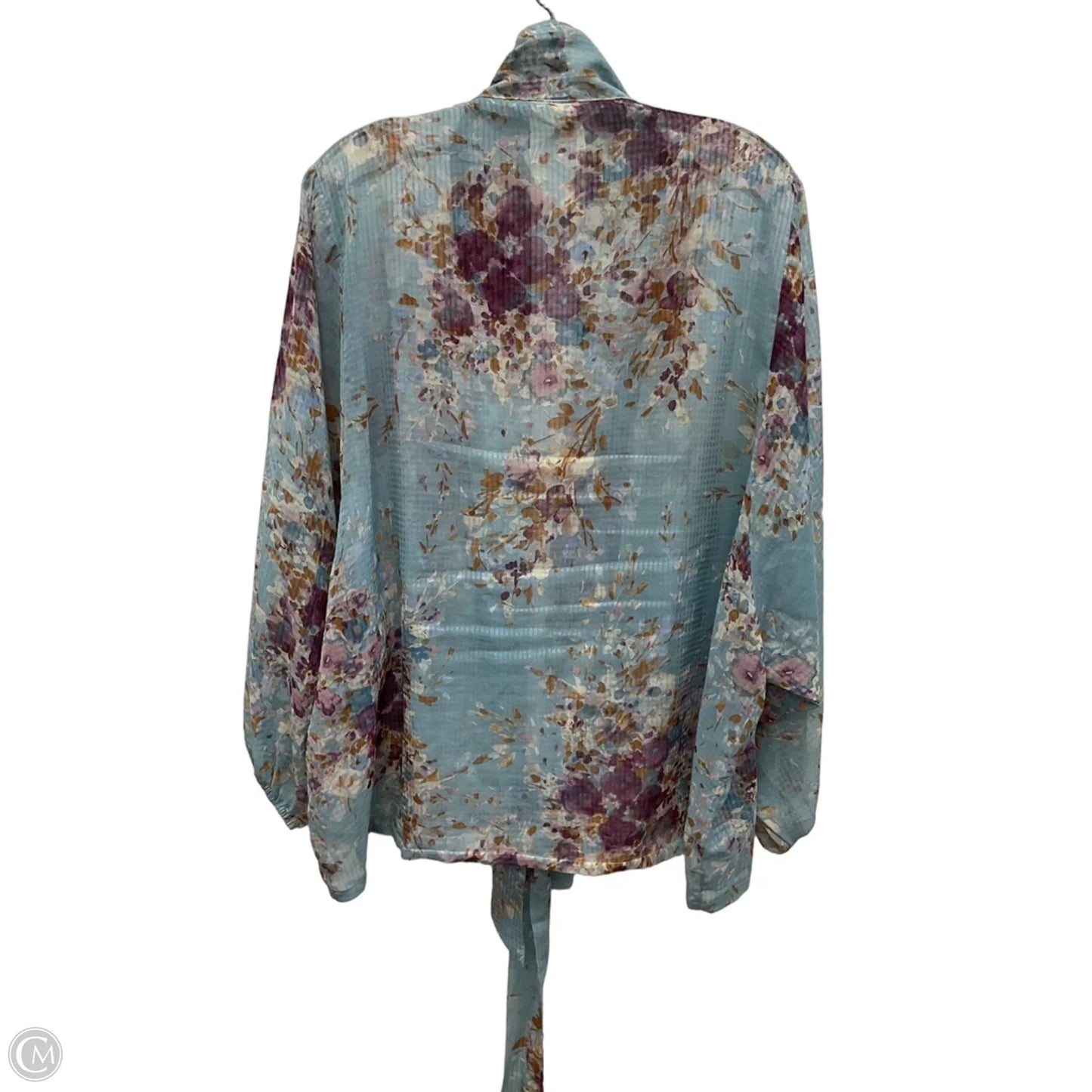 Shawl By Love Stitch In Blue, Size: L