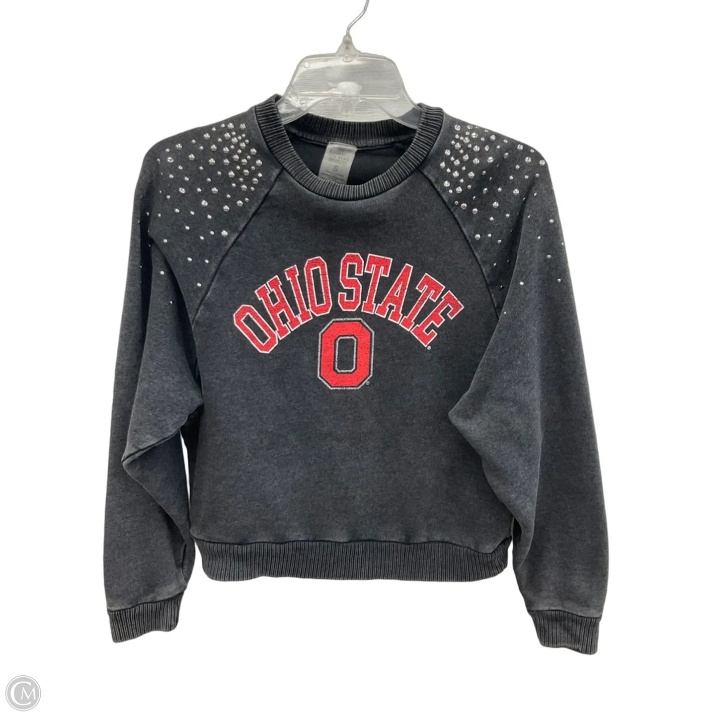 Athletic Top Long Sleeve Crewneck By Clothes Mentor In Grey, Size: S