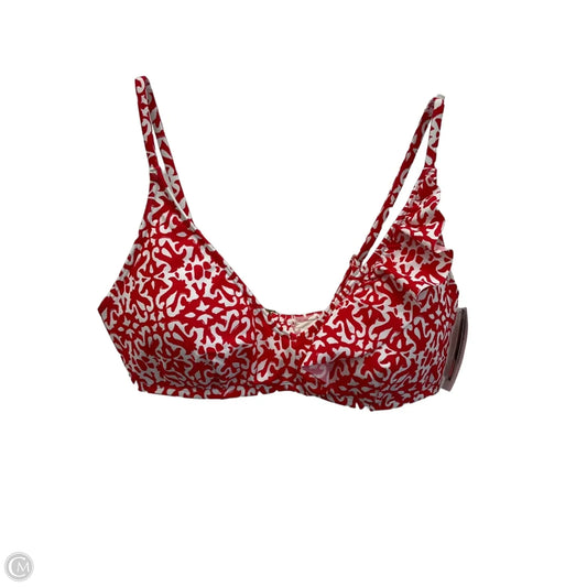 Swimsuit Top By Vineyard Vines In Red, Size: L