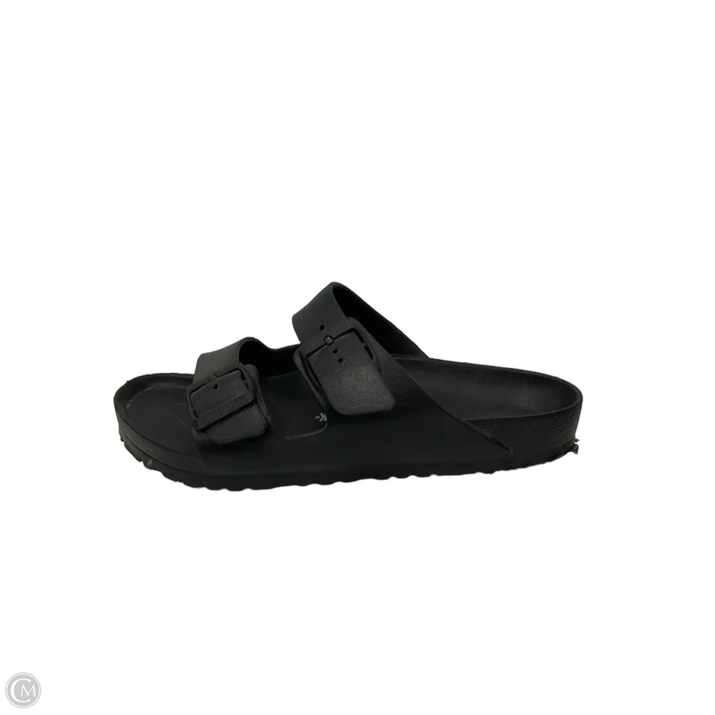 Sandals Flats By Birkenstock In Black, Size: 11
