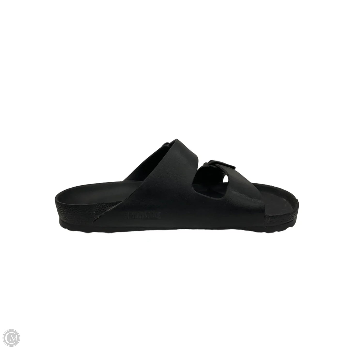 Sandals Flats By Birkenstock In Black, Size: 11