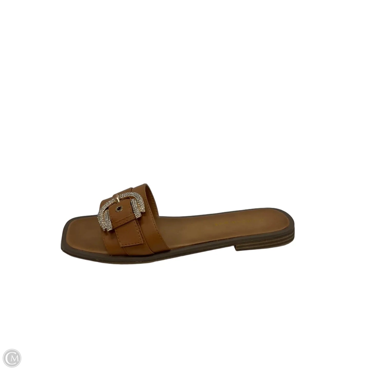 Sandals Flats By Madden Girl In Brown, Size: 9