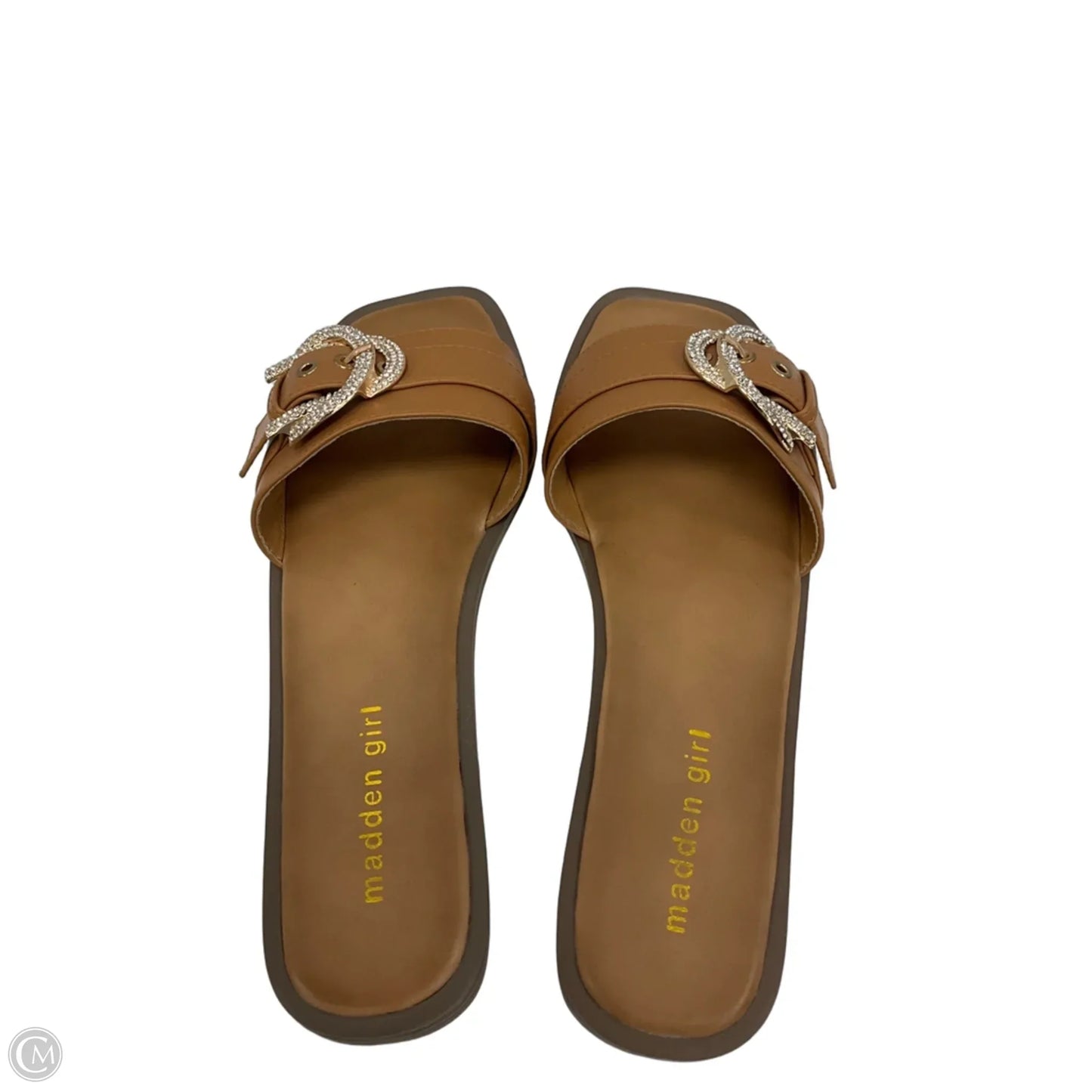 Sandals Flats By Madden Girl In Brown, Size: 9
