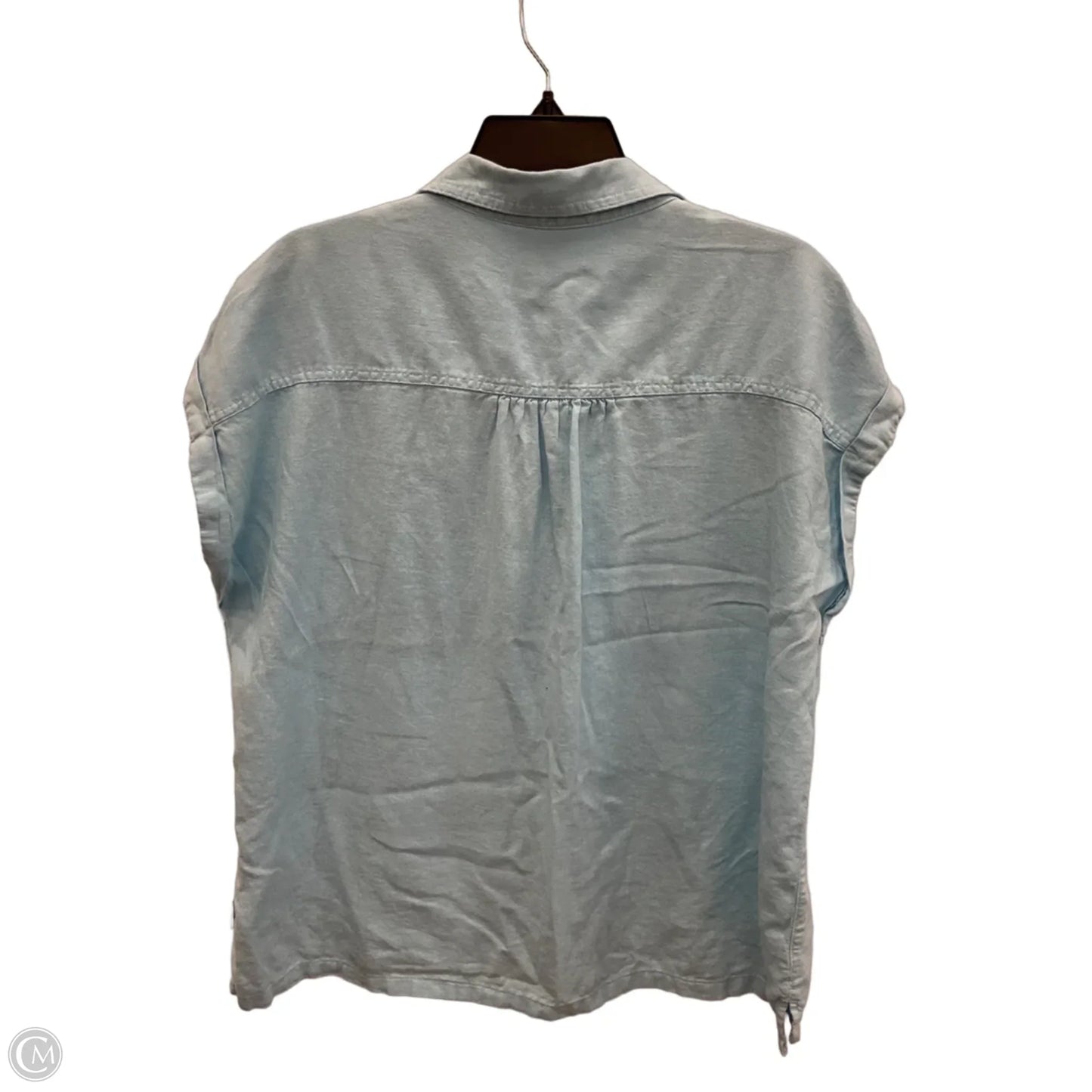 Top Short Sleeve By Orvis In Blue, Size: L