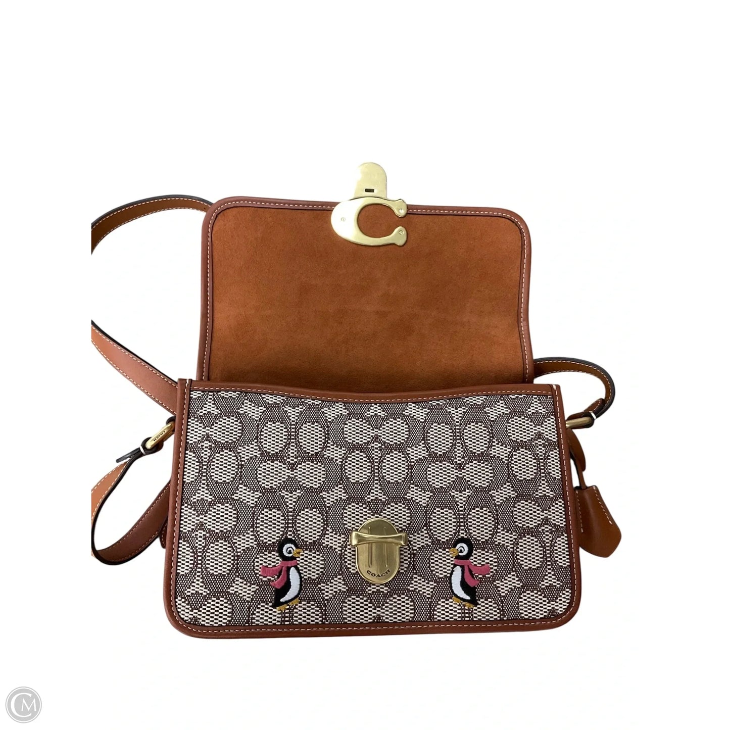Crossbody Designer By Coach, Size: Medium