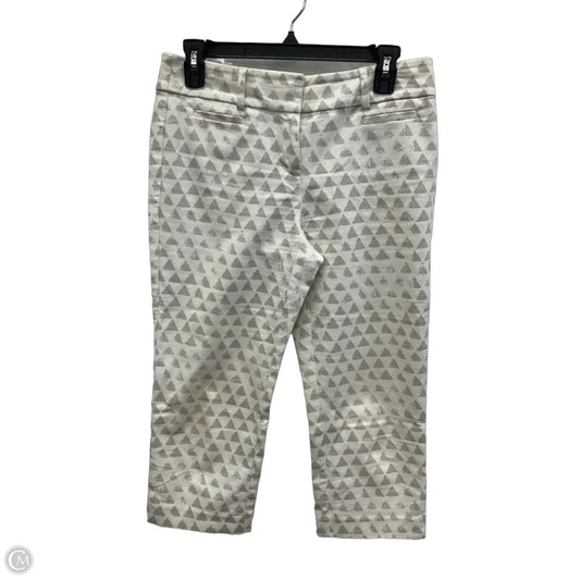 Capris By Loft In Cream, Size: 4p