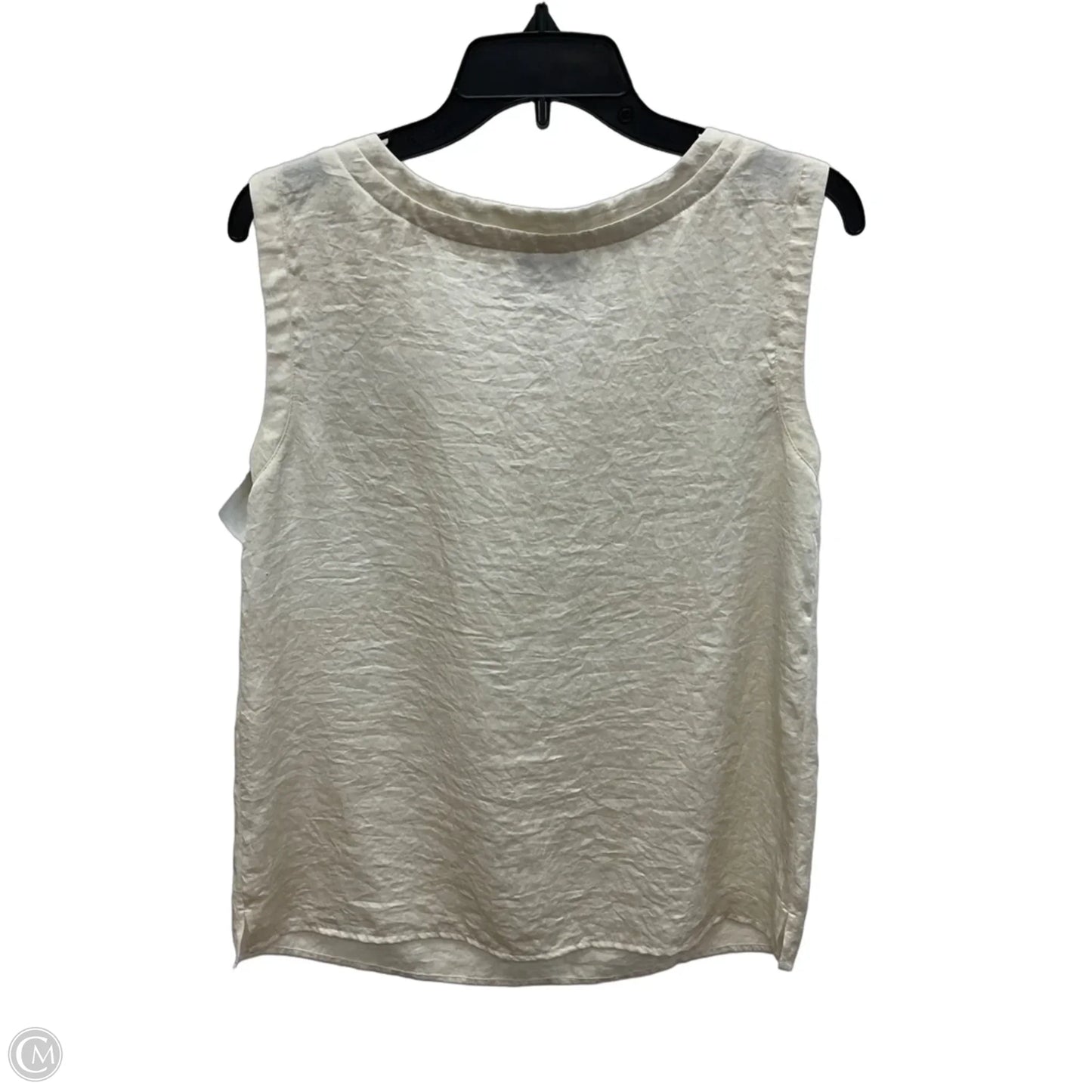 Top Sleeveless By Talbots In Cream, Size: Xs