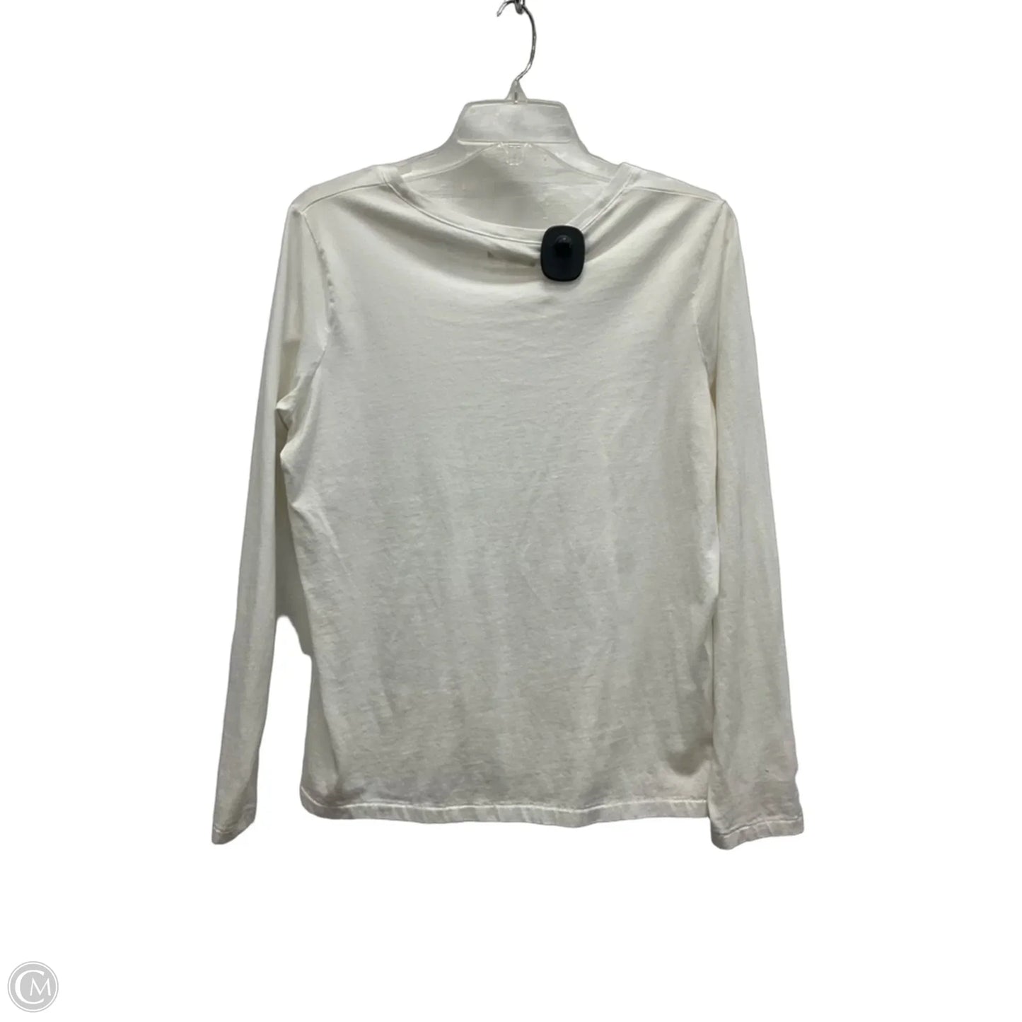 Top Long Sleeve By Madewell In White, Size: L