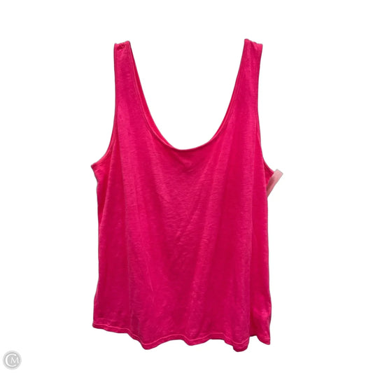 Top Sleeveless By Lilly Pulitzer In Pink, Size: L