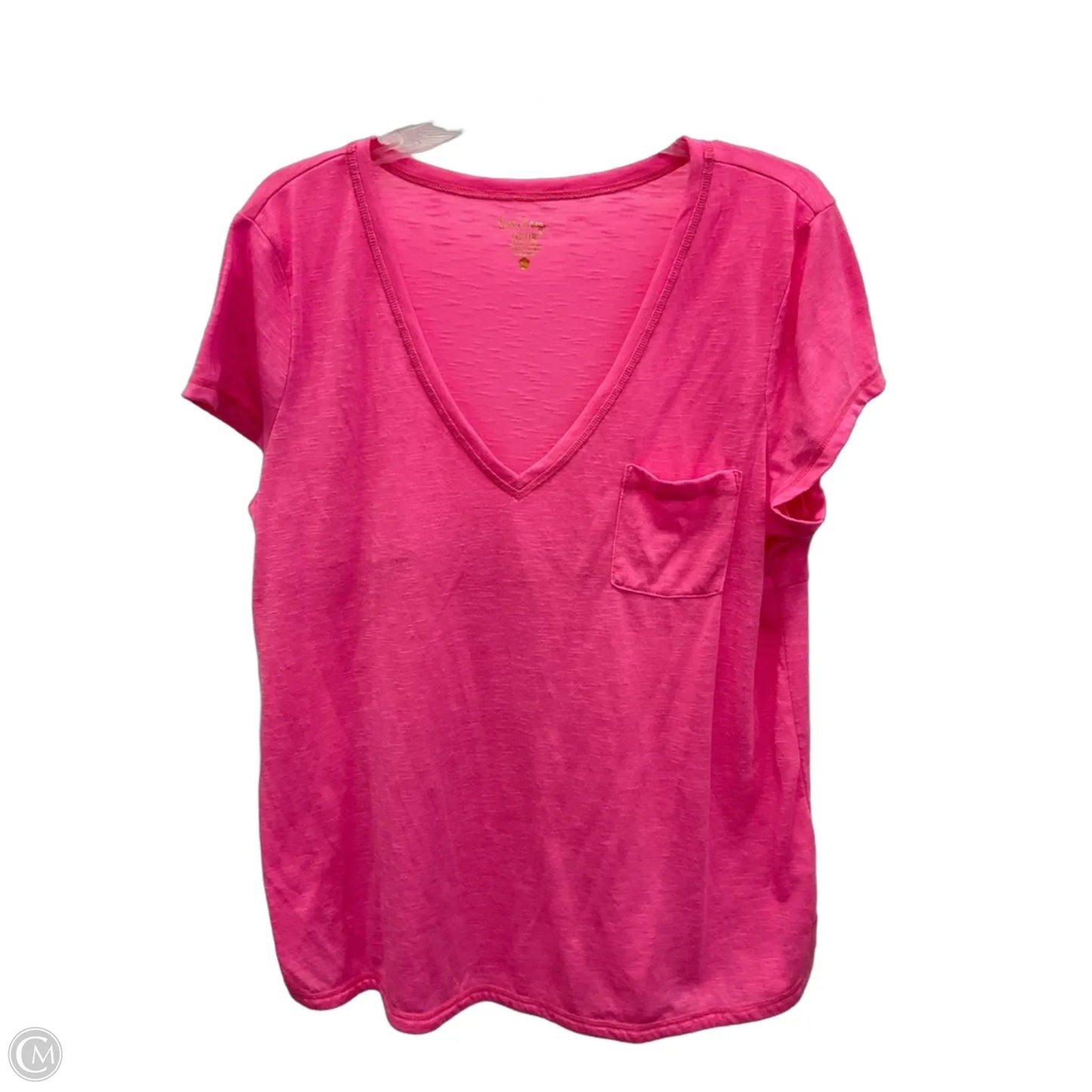 Top Short Sleeve By Lilly Pulitzer In Pink, Size: Xl