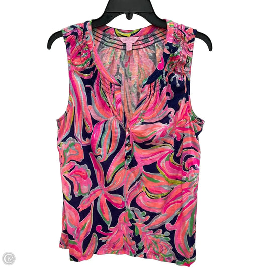 Top Sleeveless By Lilly Pulitzer In Multi-colored, Size: Xl