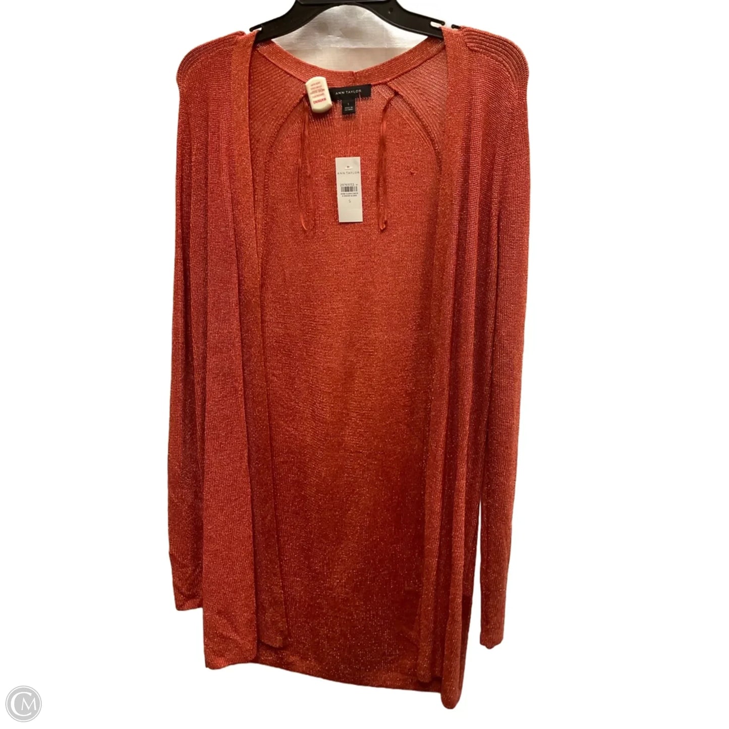 Cardigan By Ann Taylor In Orange, Size: S