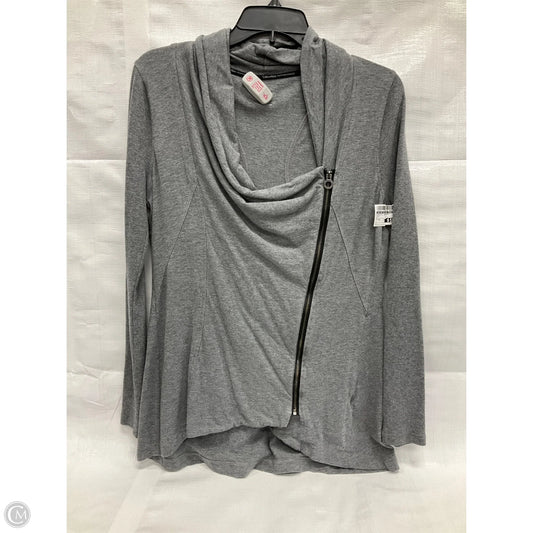 Athletic Jacket By Calvin Klein Performance In Grey, Size: M