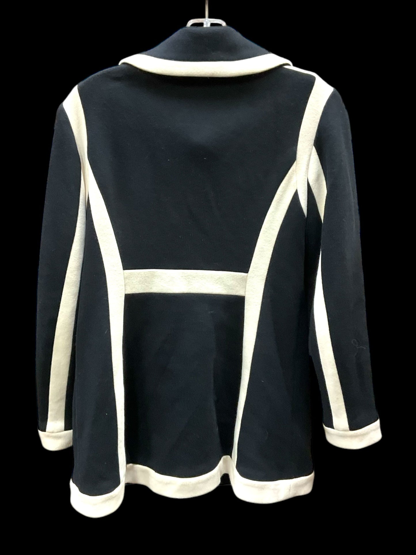 Coat Other By Inc In Black & Cream, Size: Xs