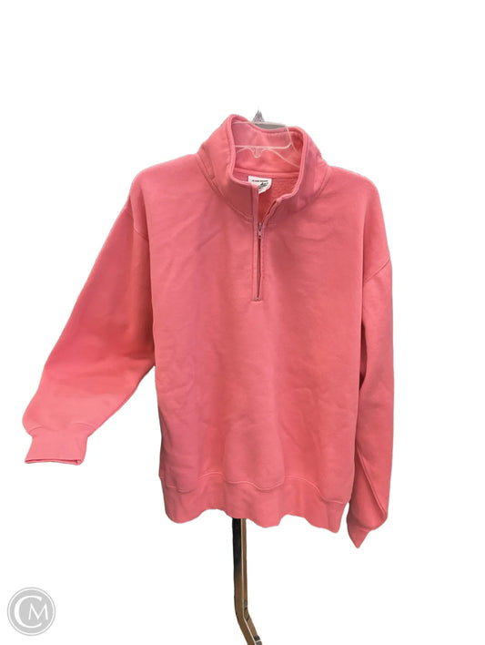 Athletic Fleece By Clothes Mentor In Pink, Size: L