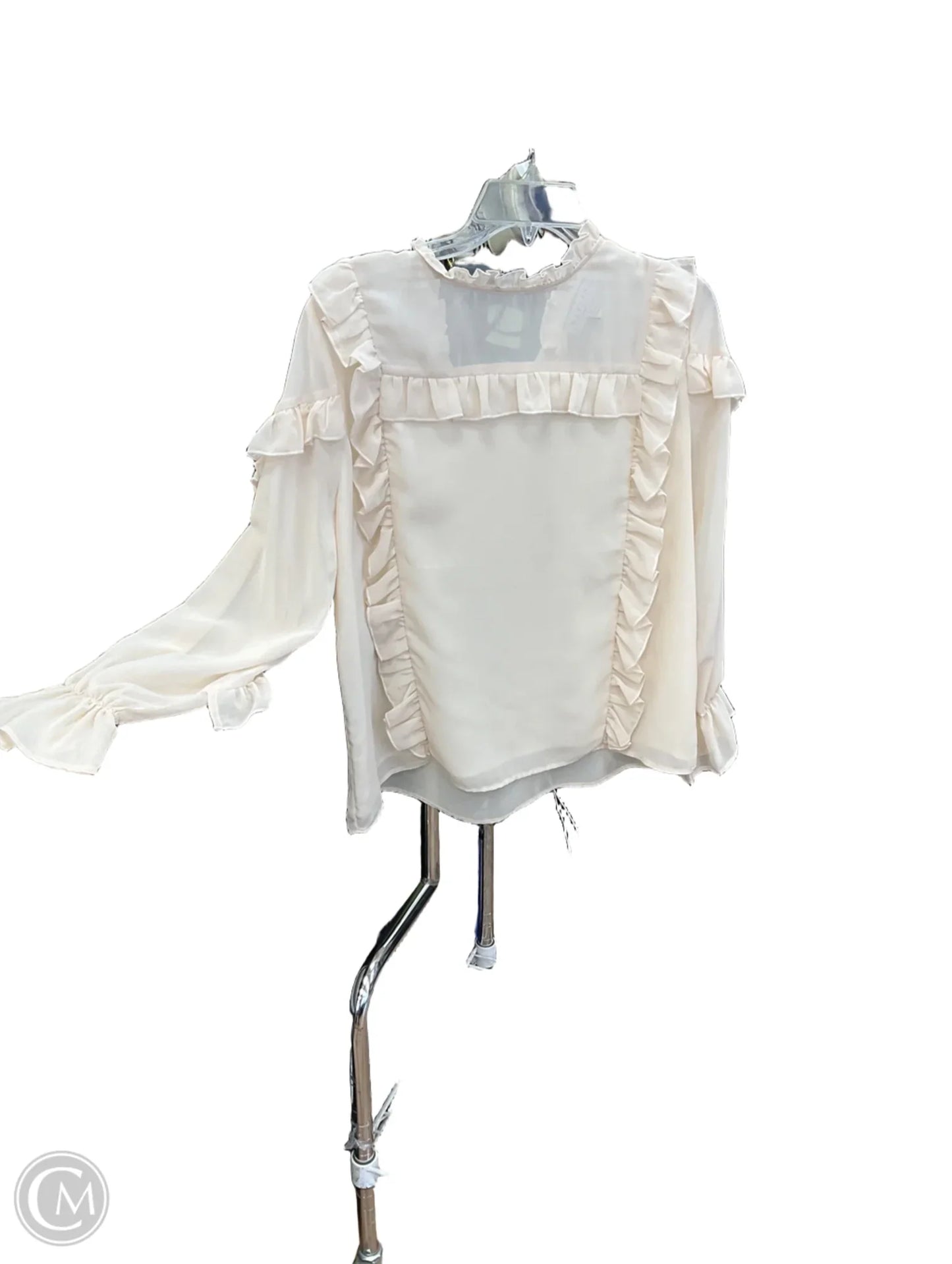 Top Long Sleeve By Hayden La In Peach, Size: M